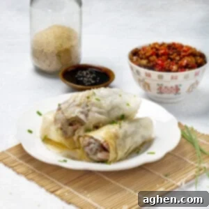 Foolproof Instant Pot Cabbage Rolls 9 Cabbage Rolls garnish with soy sauce