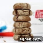 Boldly Spiced Mexican Crinkle Cookies 12 A perfectly baked Mexican Crinkle Cookie with powdered sugar.