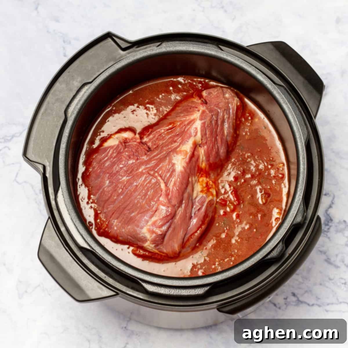 Easy Instant Pot Birria 7 Birria sauce in instant pot