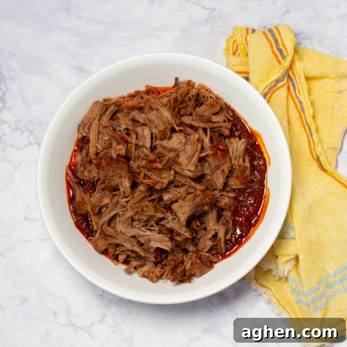 Easy Instant Pot Birria 8 Seasoned beef chunks