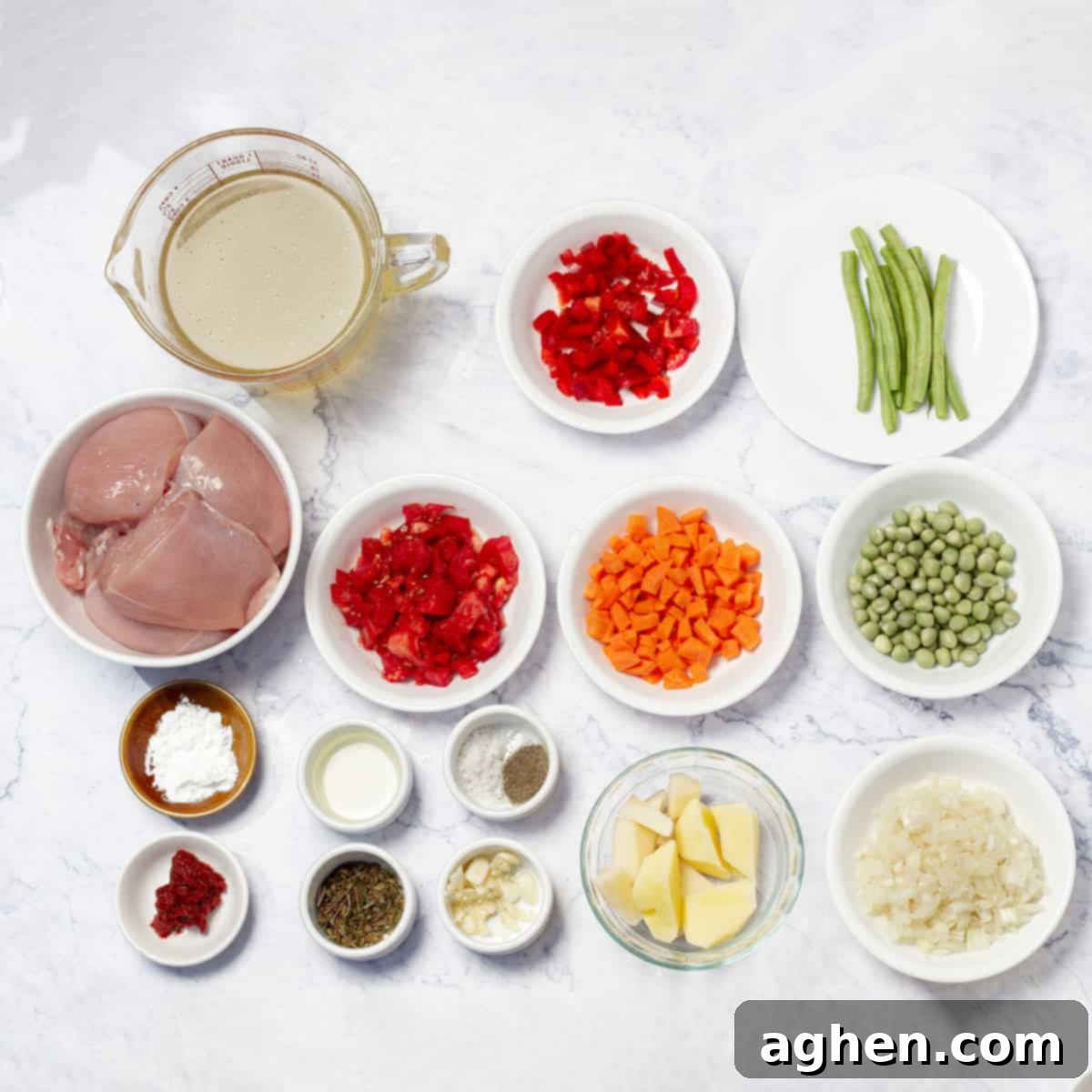 Instant Pot Chicken Stew Ingredients