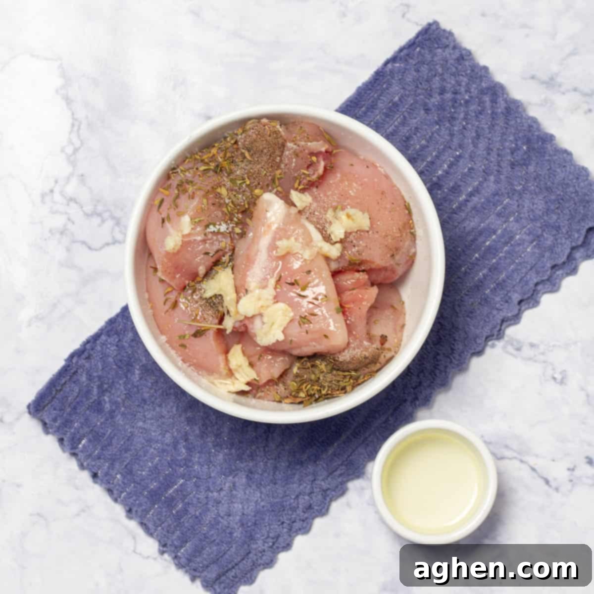 Marinated boneless Chicken