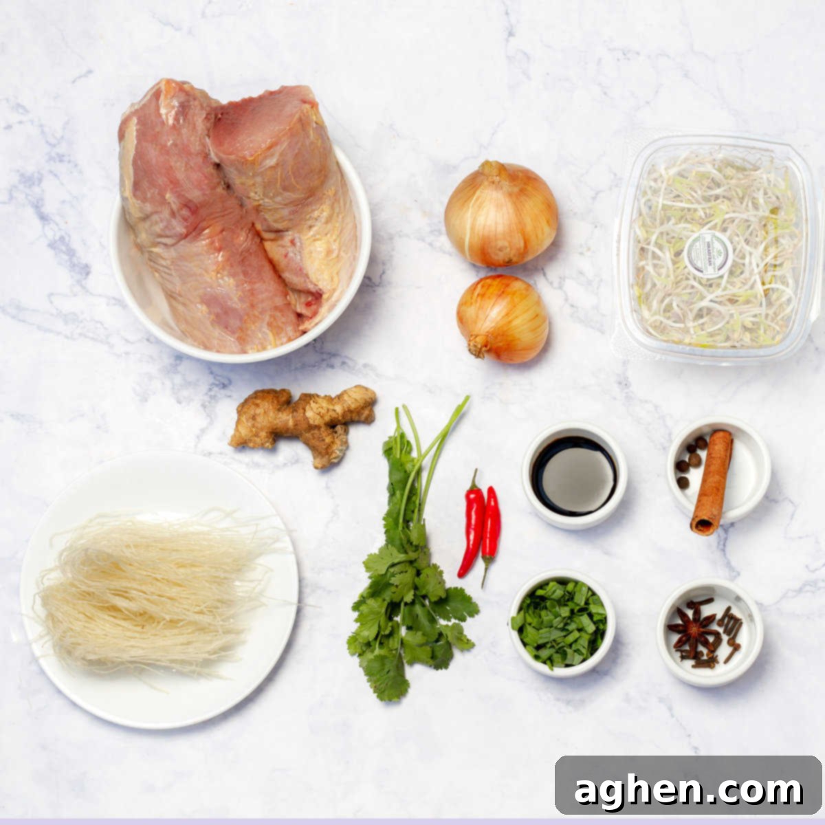Soğuk Havaların Sıcacık Tesellisi: Instant Pot Dana Pho 3 Vietnamese Pho Ingredients