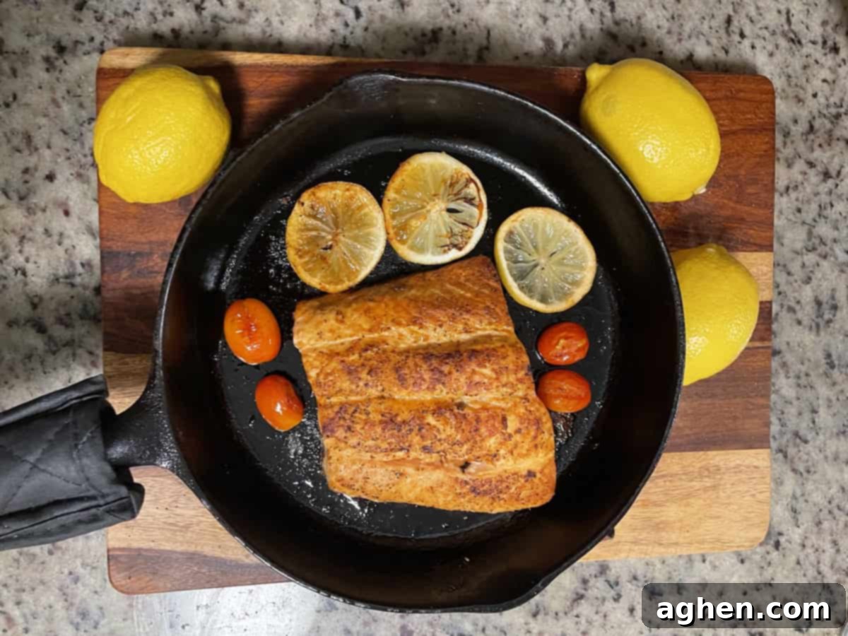 Cast Iron Seared Salmon