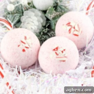 Treat yourself to a soothing and relaxing bath this holiday season with these easy and affordable homemade peppermint bath bombs. They also make a great DIY Christmas gift idea!