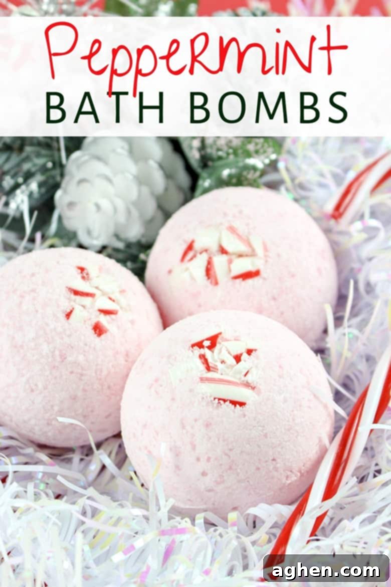 Treat yourself to a soothing and relaxing bath this holiday season with these easy and affordable homemade peppermint bath bombs. They also make a great DIY Christmas gift idea!