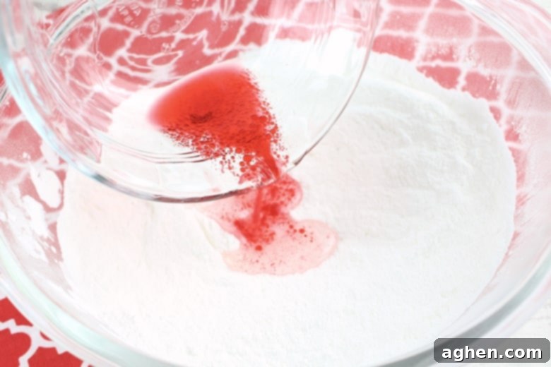 Combine wet and dry ingredients