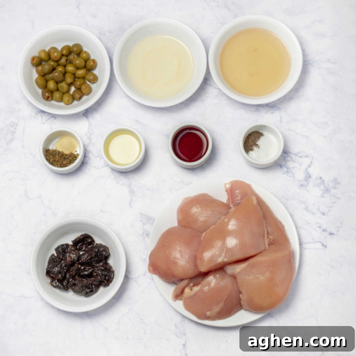 Chicken Marbella Ingredients