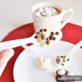 Easy-to-make chocolate spoons pair great with a cup of coffee or hot cocoa and make a great addition to any holiday party.