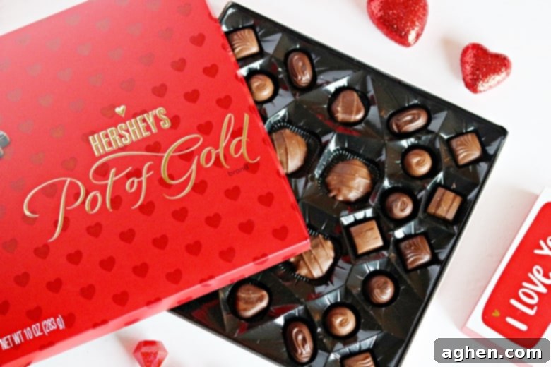 Hershey’s Pot of Gold chocolates