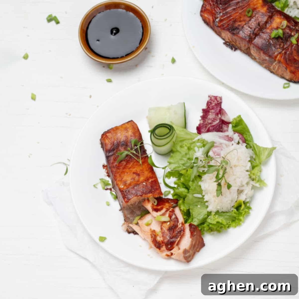 I Made The Viral Miso Salmon From Instagram, And It's Weight Watchers Approved 2 Perfectly baked Miso Salmon, golden brown and ready to serve