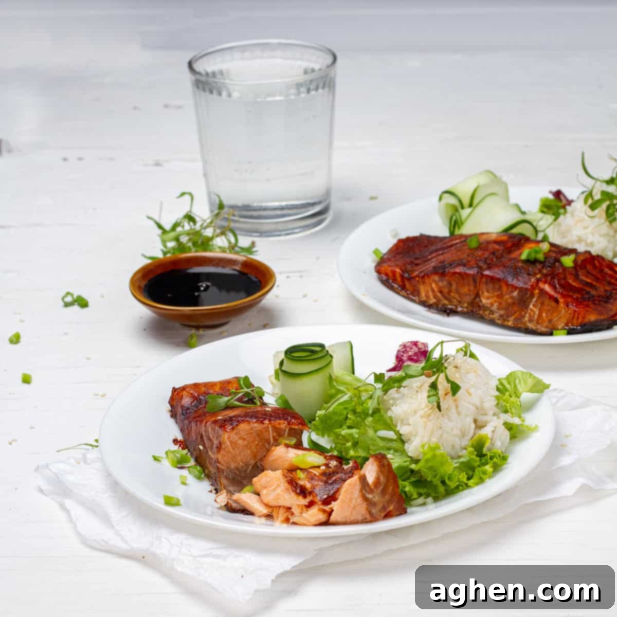 I Made The Viral Miso Salmon From Instagram, And It's Weight Watchers Approved 7 Miso Salmon served in a plate with sauce