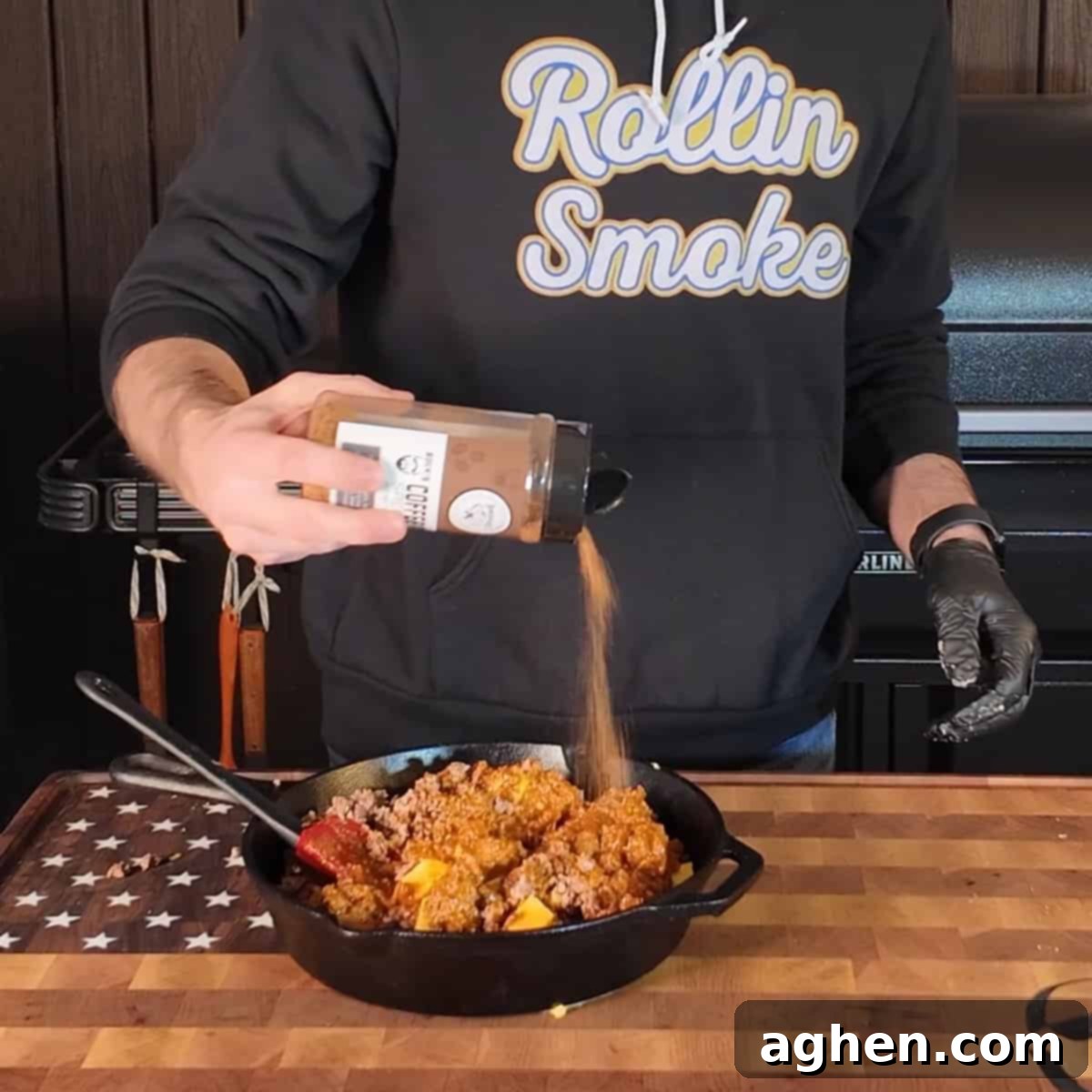 Whip Up Traeger Smoked Queso with Just 3 Ingredients 6 Smoked Q Rock's Coffee Rub sprinkled over the queso ingredients