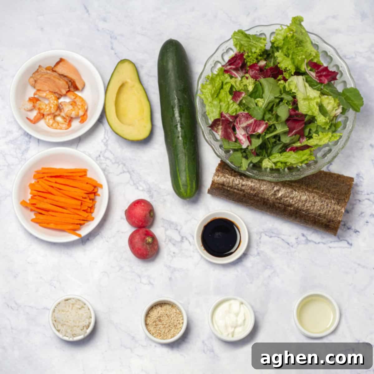 Sushi Salad Ingredients