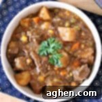 A smaller image of Instant Pot Beef Stew in a bowl.