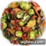 Crispy Balsamic Bacon Brussels 6 Brussel sprouts with bacon and balsamic reduction makes a delicious and easy side dish. These are seriously the best brussel sprouts ever.