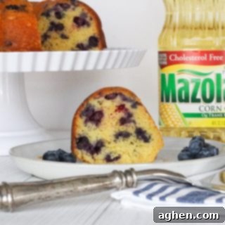 Guilt Free Blueberry Lemon Pound Cake 11 Mazola Corn Oil Cake Recipe