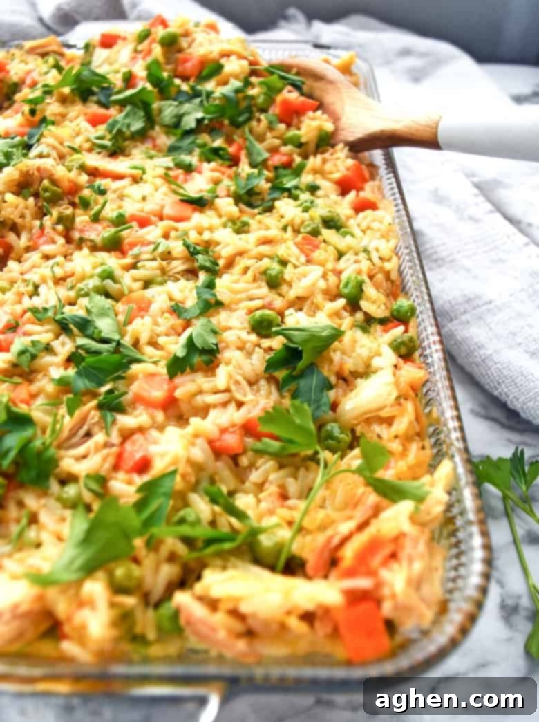 Creamy Chicken Rice Casserole