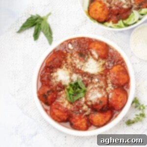 Whip Up Weight Watchers Chicken Meatballs in Just 30 Minutes 9 Pesto Chicken Meatballs in a bowl and plate