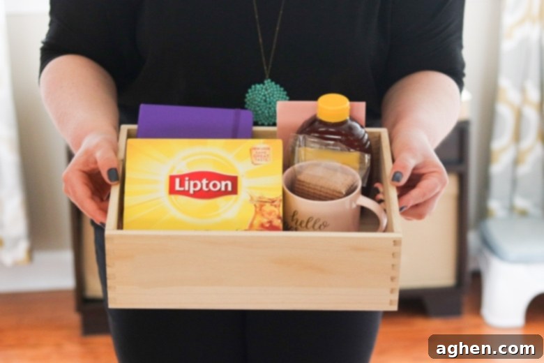 This easy DIY tea gift basket makes a terrific gift for the tea lover in your life for birthdays, Mother's Day, other holidays, or just because.