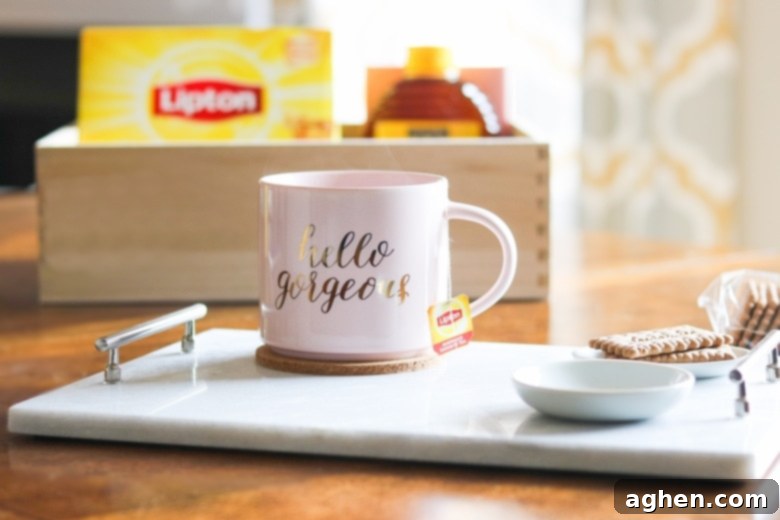Tea Time Gift Basket DIY