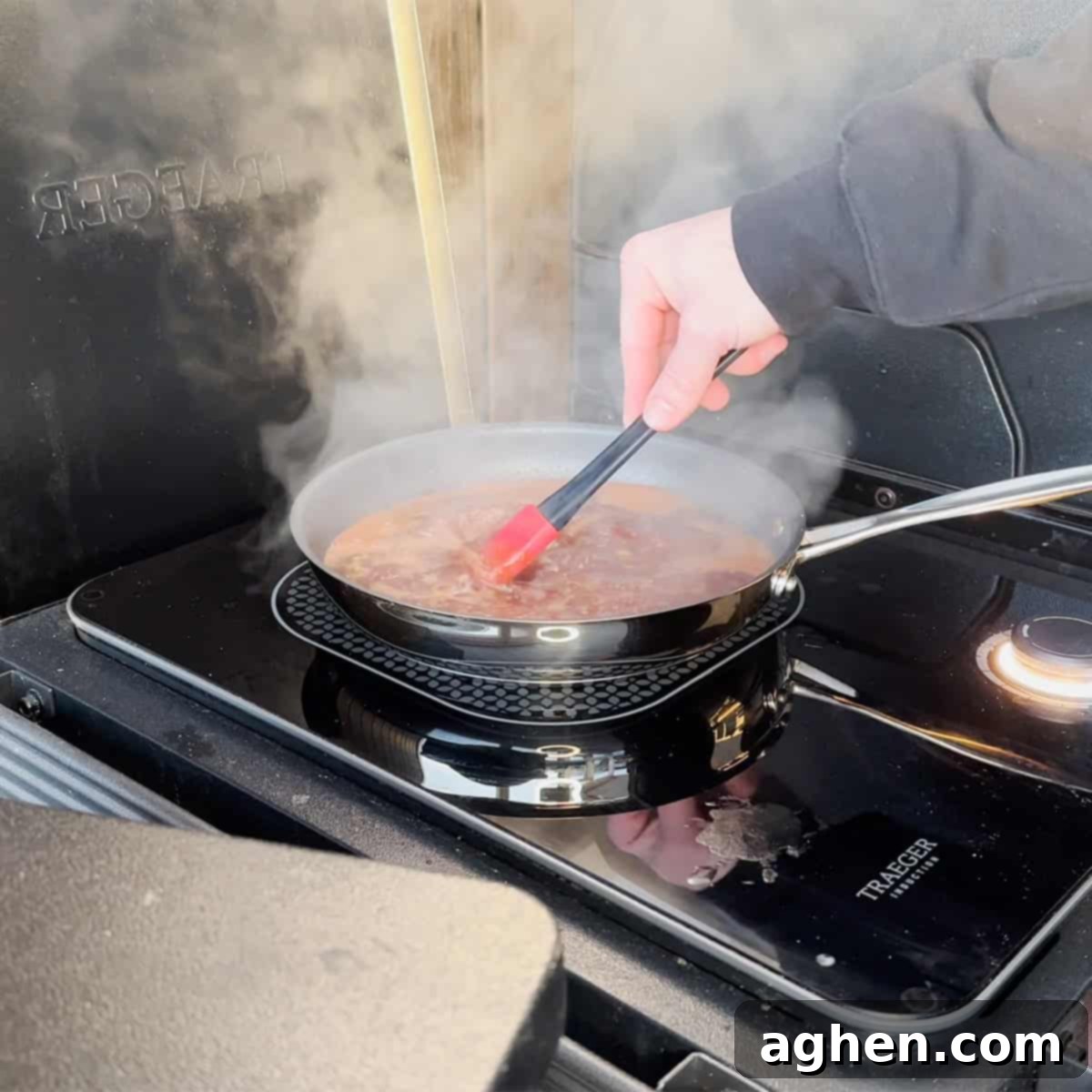 using induction burner on timberline xl 