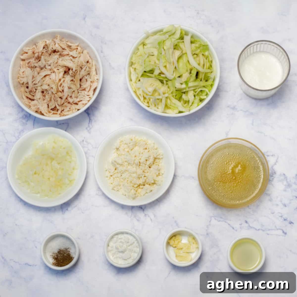 Instant Pot Chicken Cabbage Ingredients