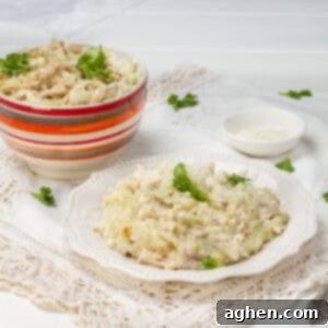 Instant Pot Chicken Cabbage served in a plate and a bowl