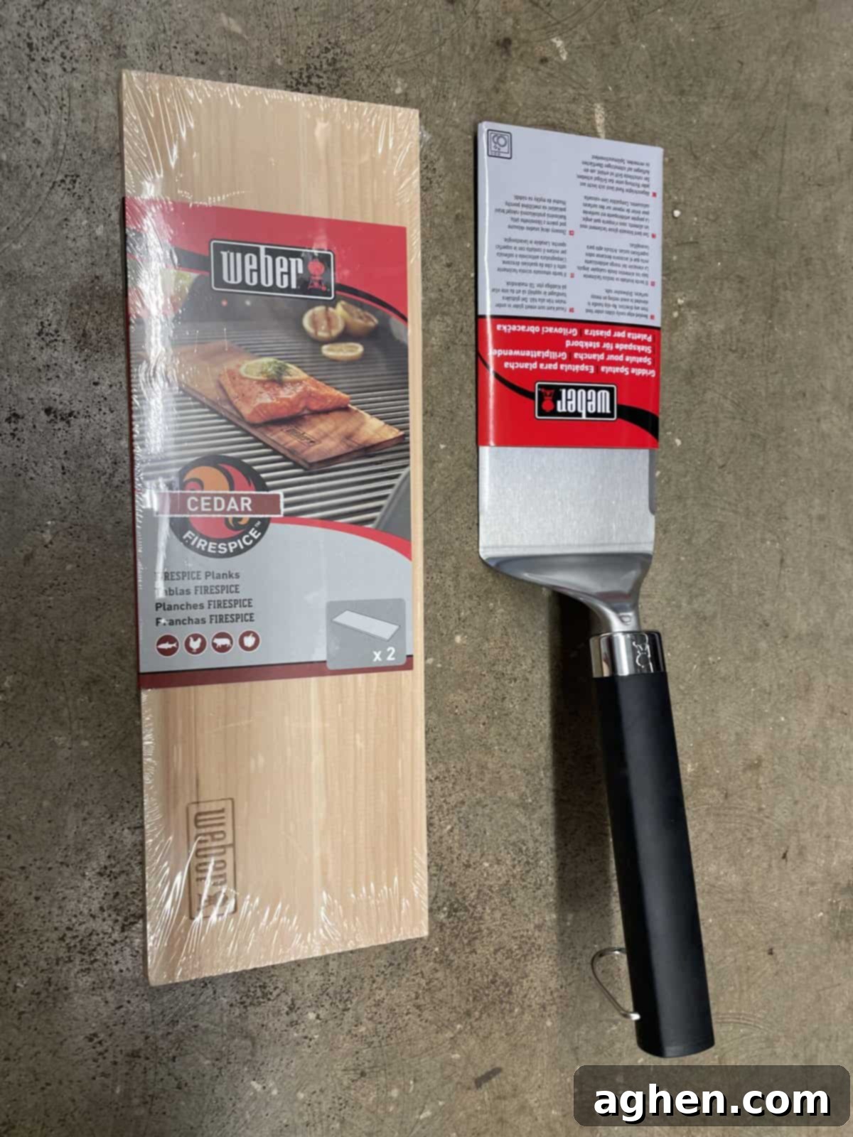 Cedar Planks and Long Spatula