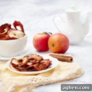 Oven Baked Apple Chips with 2 apples