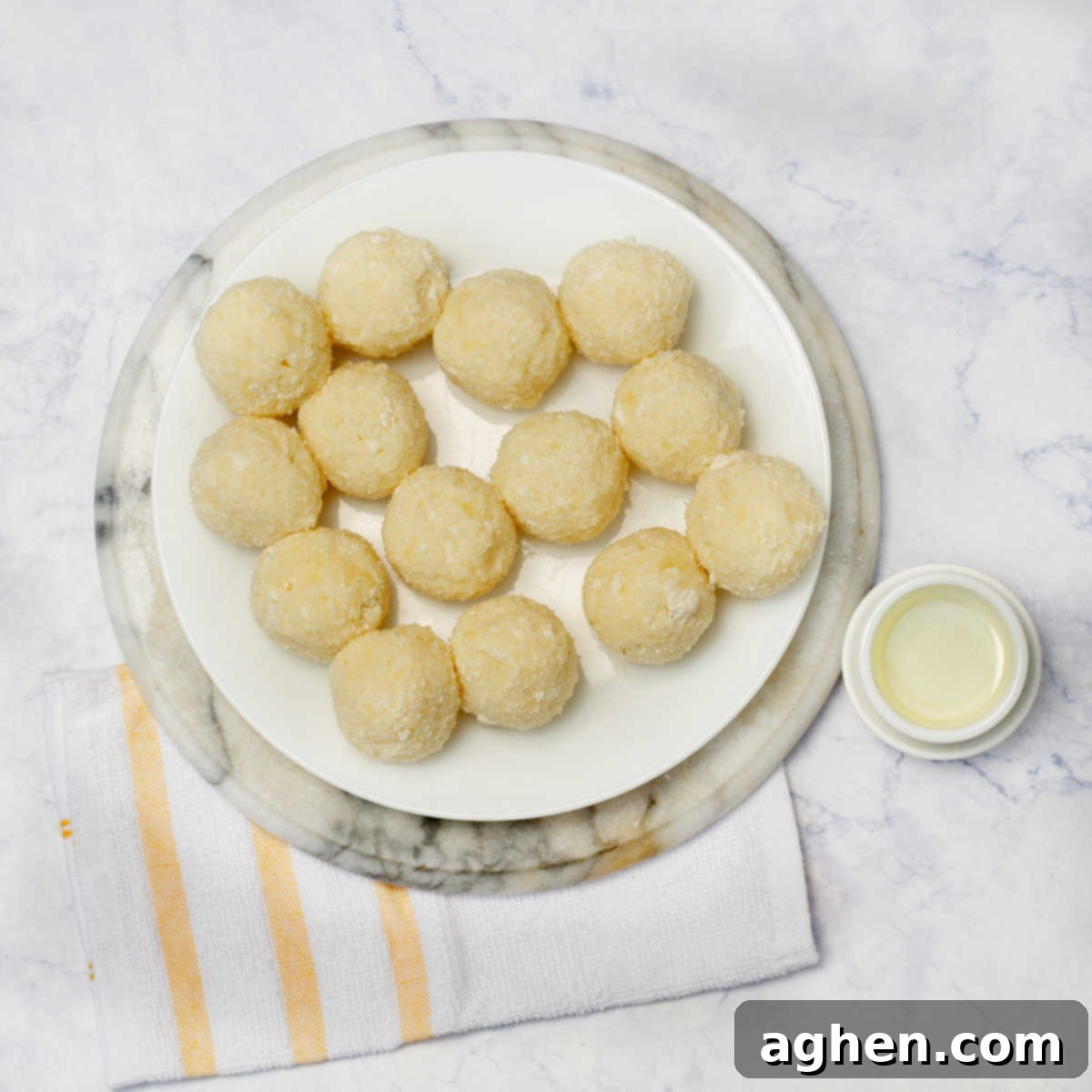 Golden Yucca Delights 7 small round fritters