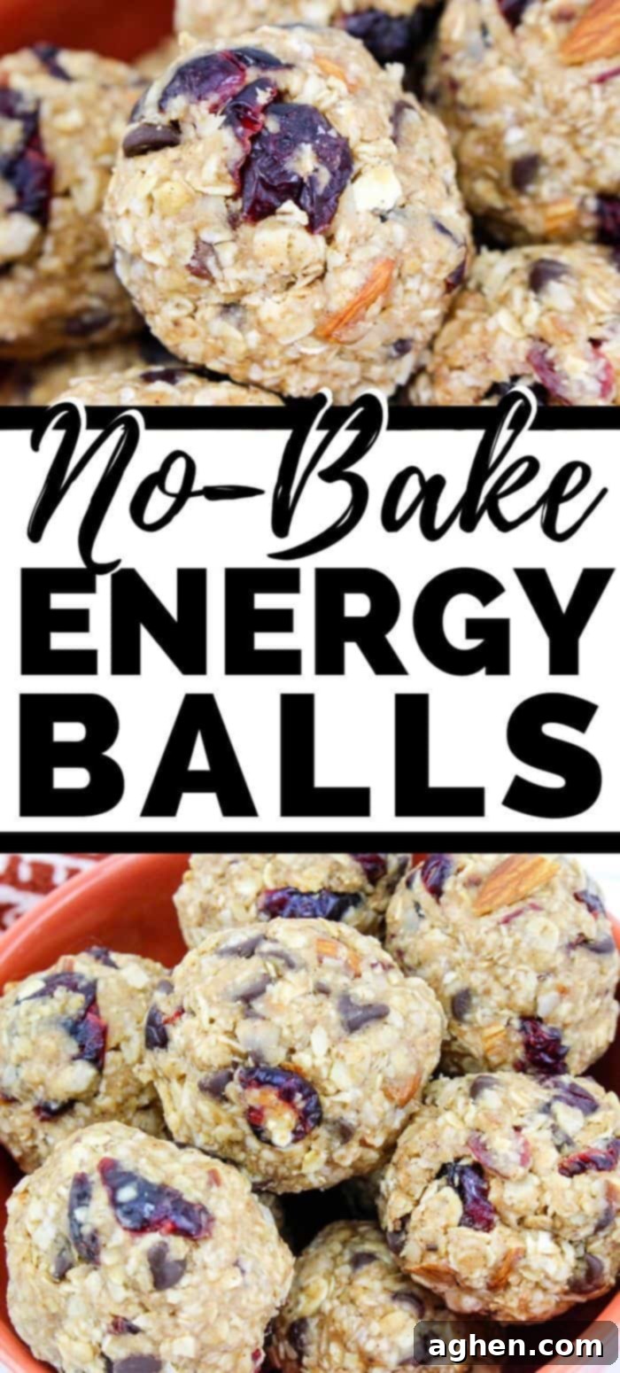 No-Bake Energy Balls Pin Image