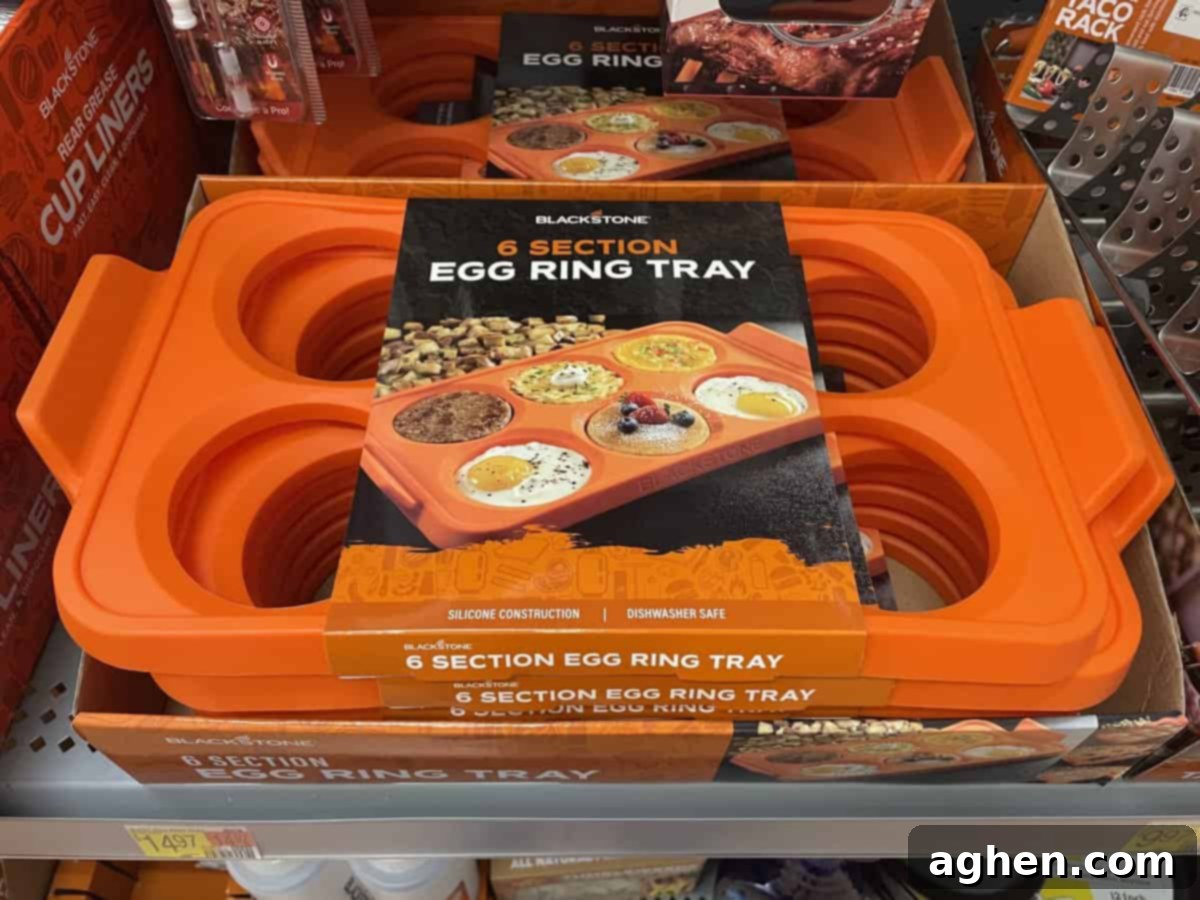 15 Blackstone Griddle Accessories to Elevate Your Outdoor Cooking 10 silicone egg ring trays on display