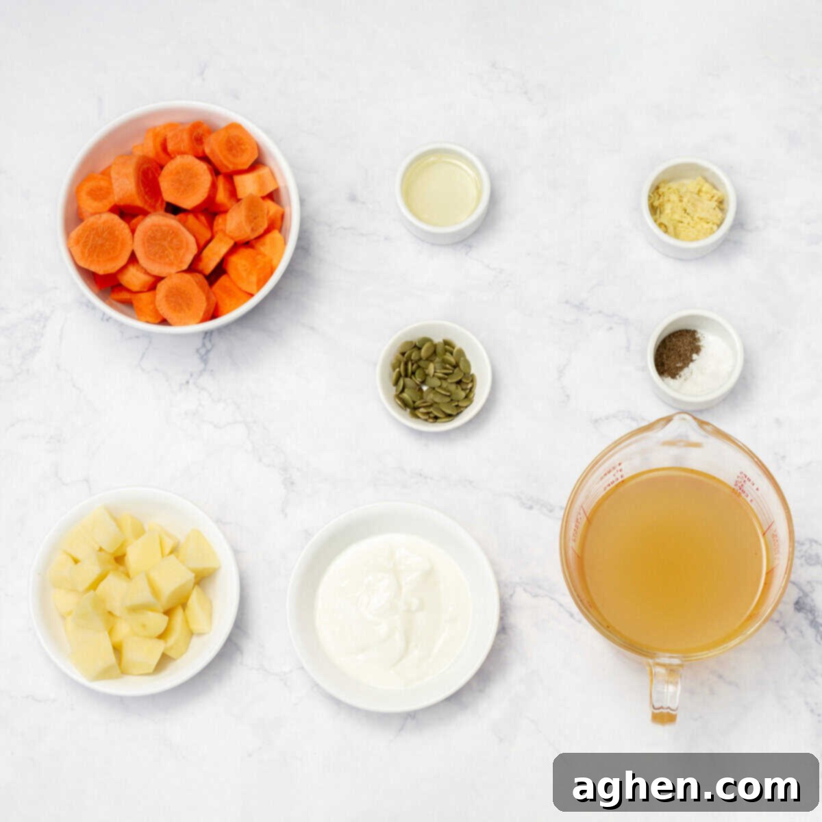 Velvety Roasted Carrot Soup 3 Roasted Carrot Cream Ingredients