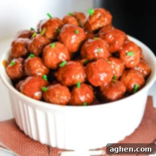 Crockpot Coca-Cola Meatballs