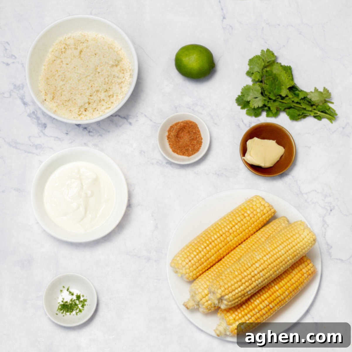 Mexican Street Corn Ingredients