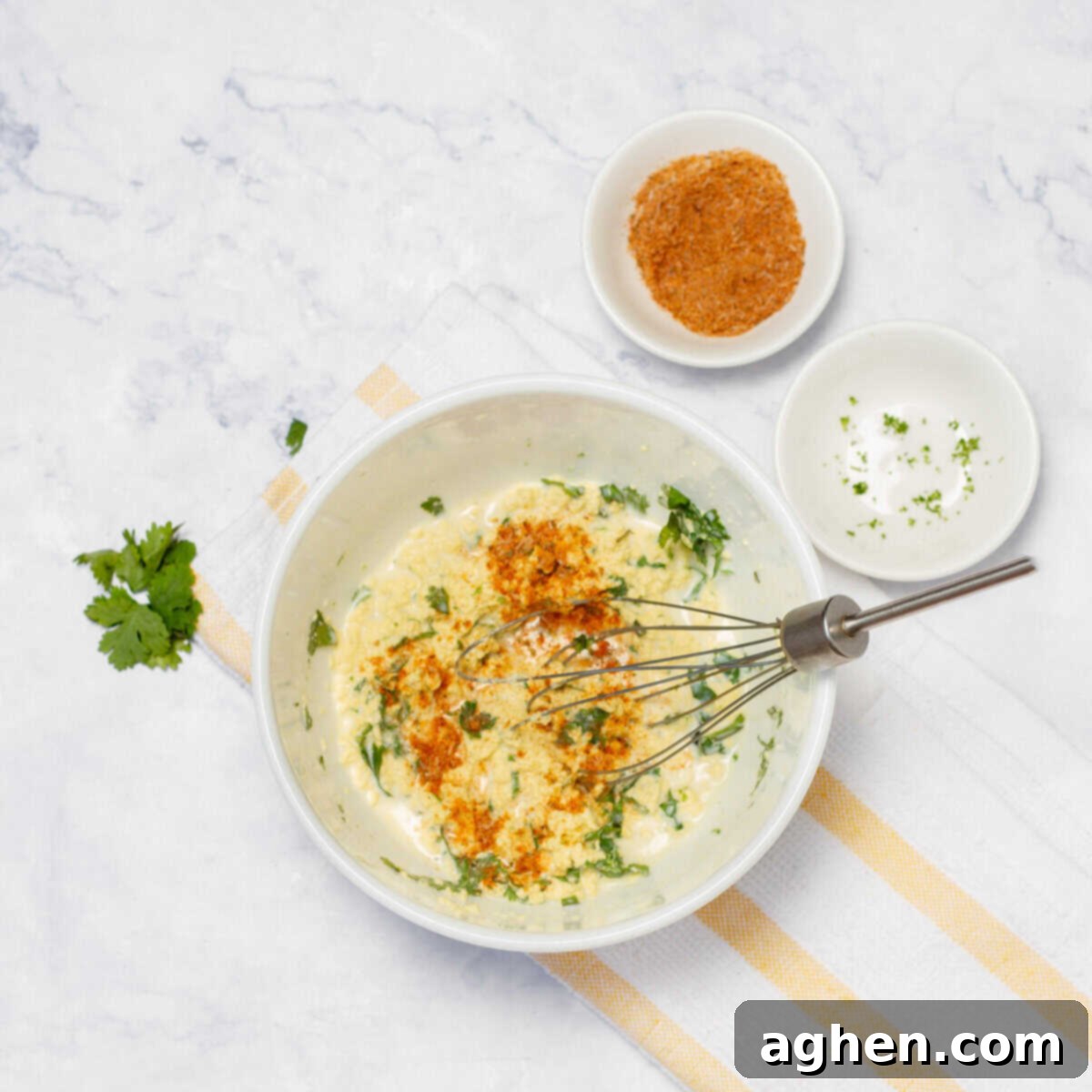 Prepare the Yogurt Mixture in a small bowl