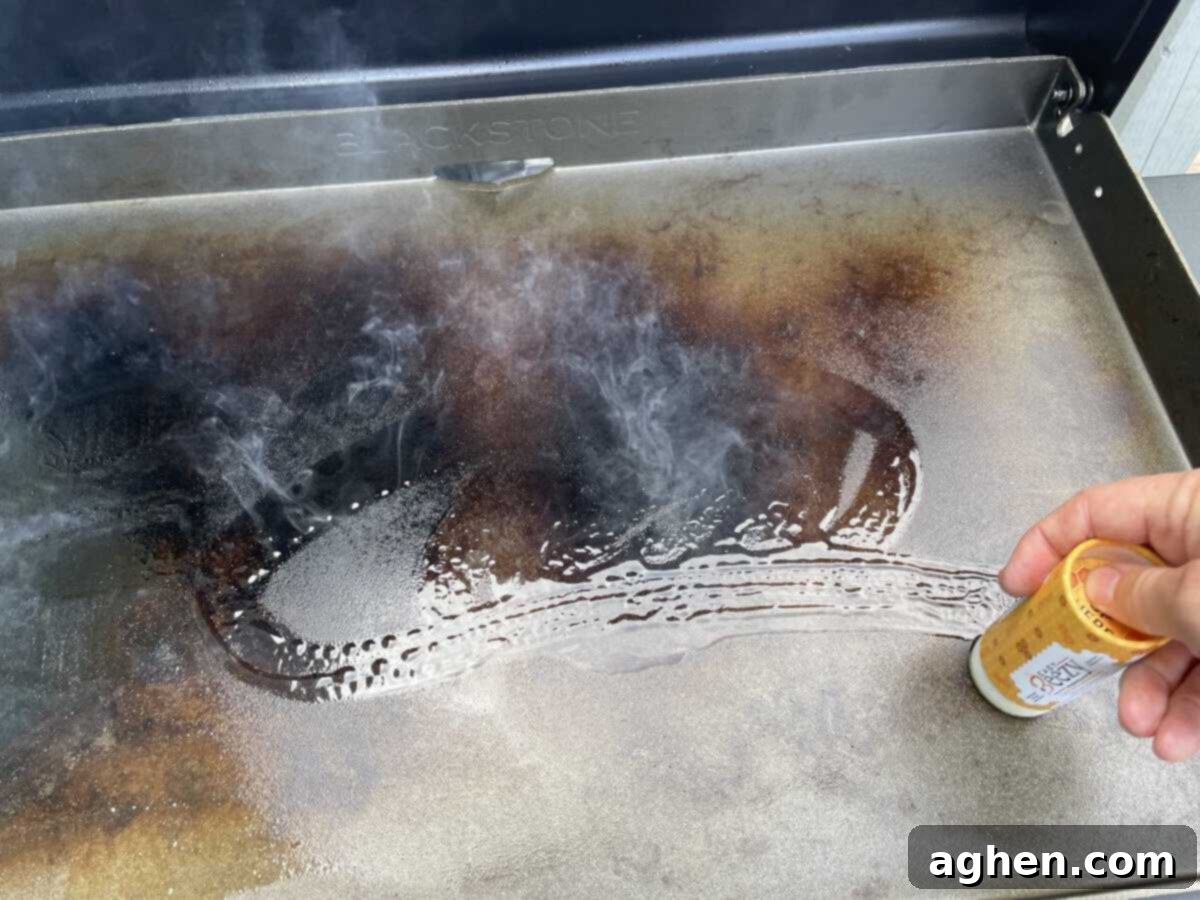 Why My Big Green Egg Is Collecting Dust The Blackstone Griddle Took Over 3 greasing the blackstone griddle