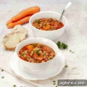Cabbage Soup: Weight Watchers' Enduring Slimming Secret 7 Savory and filling cabbage soup with hearty vegetables and white beans.