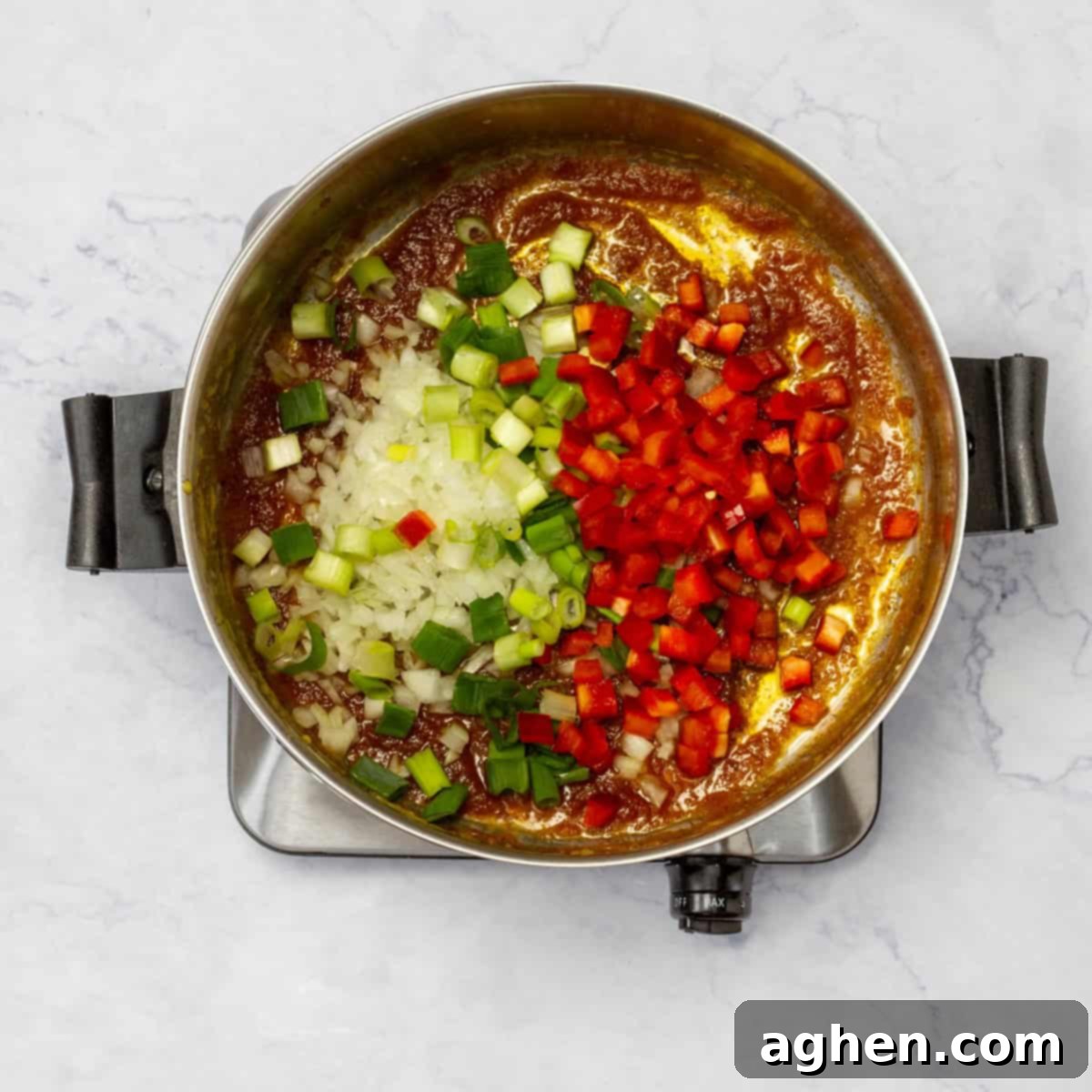My Weight Watchers Gumbo Recipe: Enjoy Gumbo Guilt-Free 6 add the chopped onion, green onions, and red bell pepper to the Roux