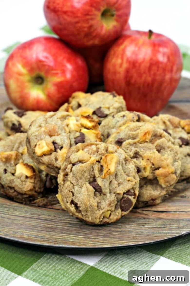 A delicious caramel apple cookies recipe that is sure to become a family favorite, beautifully presented.