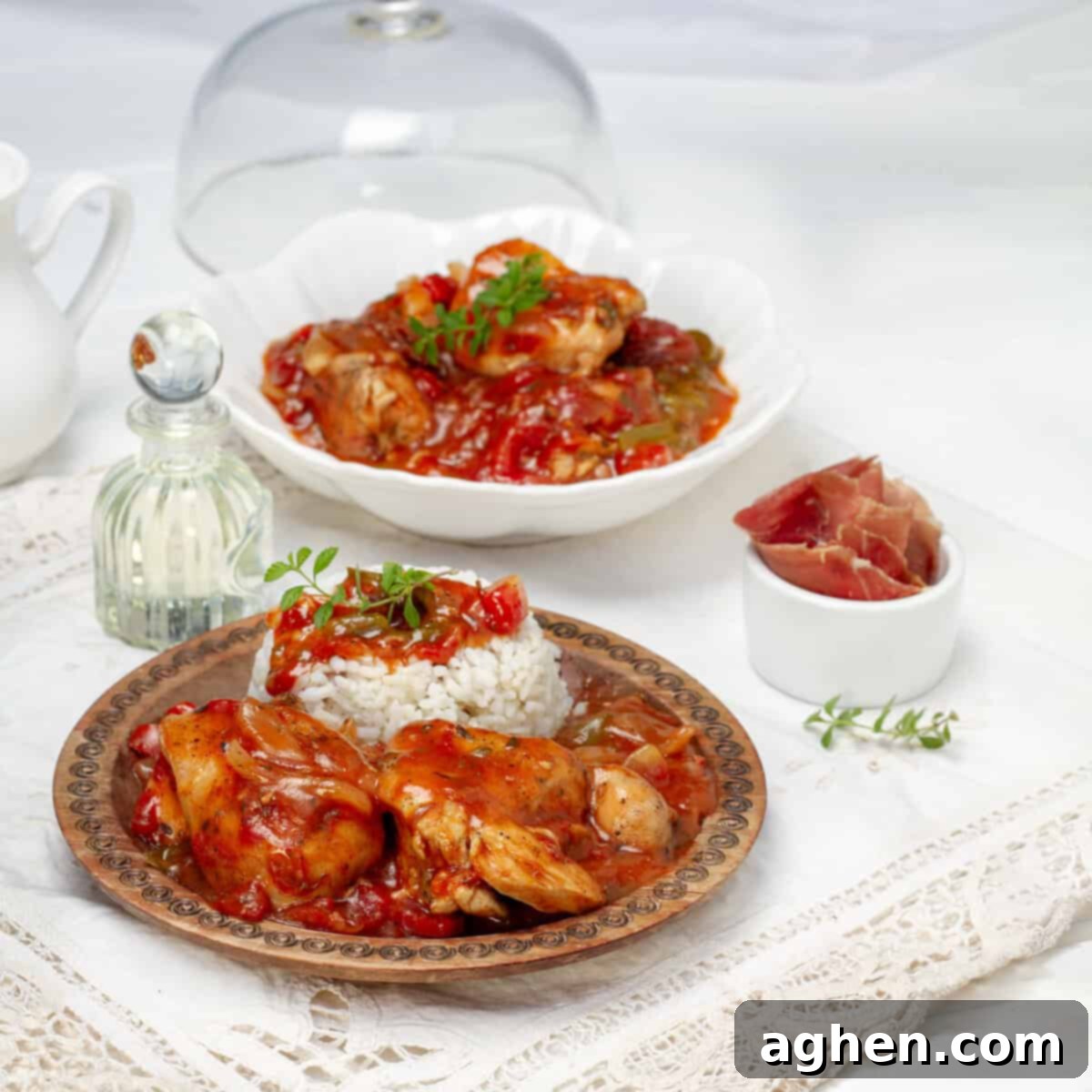 Chicken Chilindrón A Fresh Take On A Classic 2 Chicken Chilindrón is a cherished recipe across Spain. This stew features chicken cooked with onions, garlic, bell peppers, and tomatoes. Its distinctive ingredient is serrano ham, which infuses the dish with an exquisite flavor.