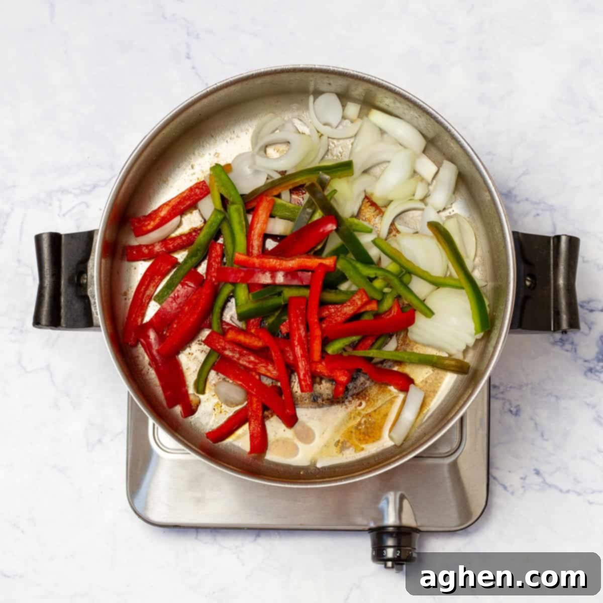 Chicken Chilindrón A Fresh Take On A Classic 6 Cook the peppers and aromatics to form a base for the sauce.