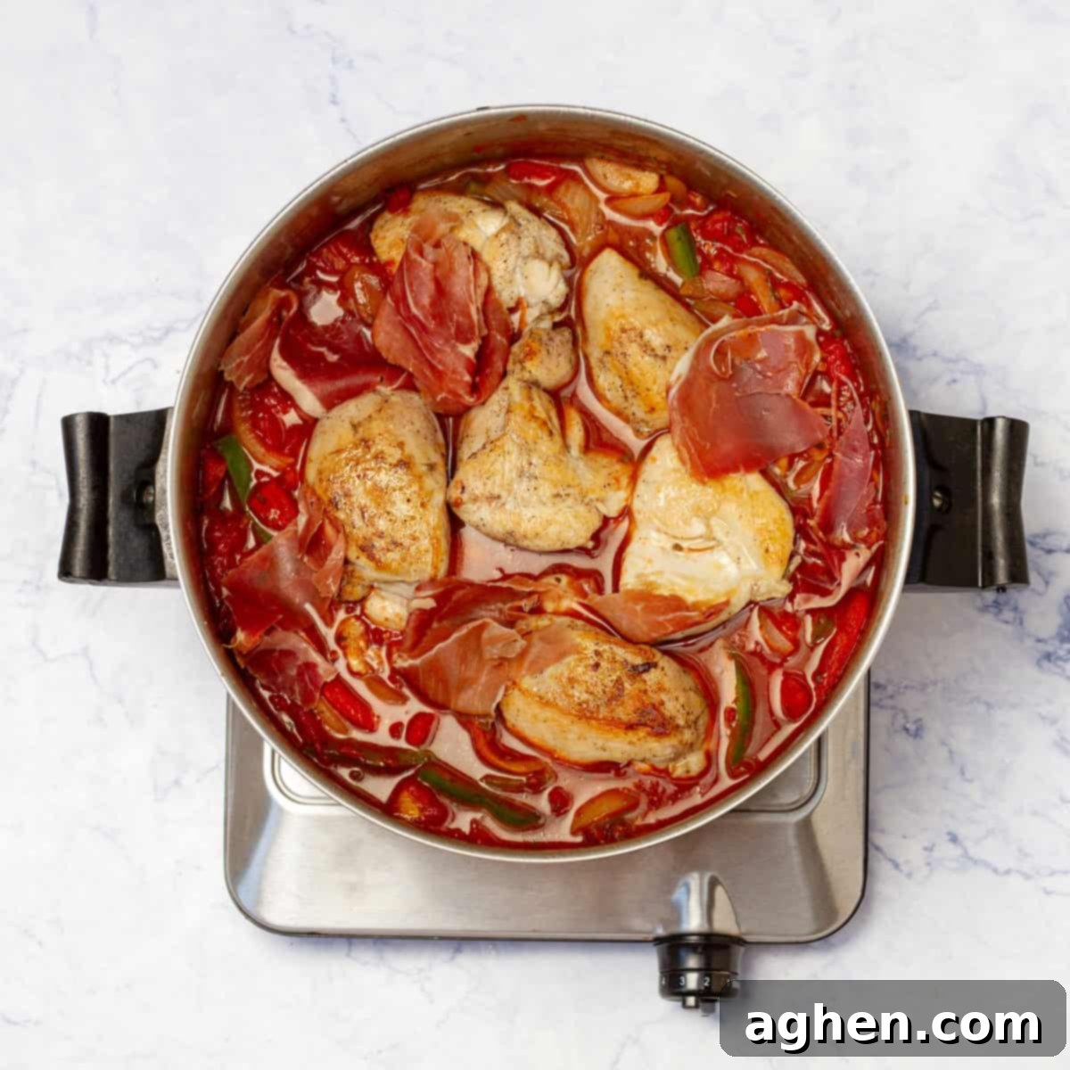 Chicken Chilindrón A Fresh Take On A Classic 8 Once the sauce is complete, return the chicken to the pan and coat with the sauce before serving.