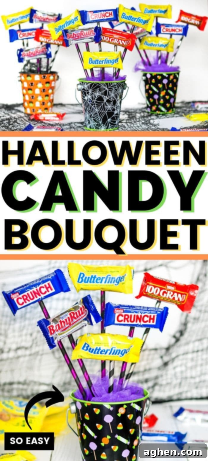 Halloween Candy Bouquet