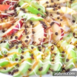 Loaded Caramel Apple Slices