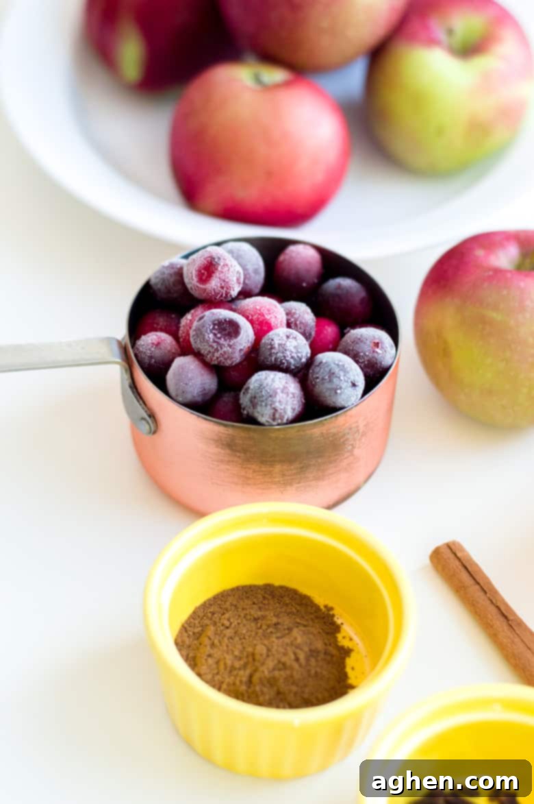 apple cider ingredients on counter