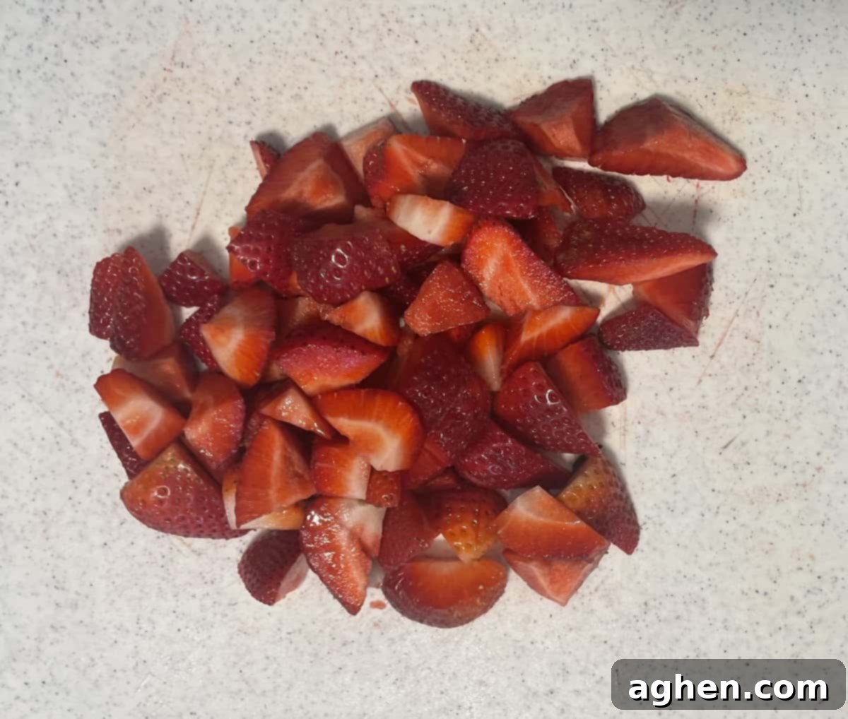 Blackstone's Jumbo Strawberry Pancakes: Every Kid's Dream 8 Strawberry compote simmering in a Le Creuset pot