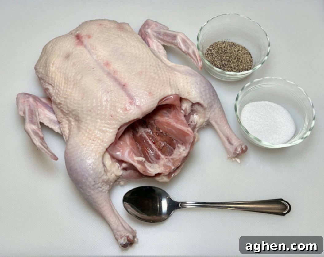 Smoked Duck: So Easy, So Good 3 ingredients for smoked duck on white cutting board