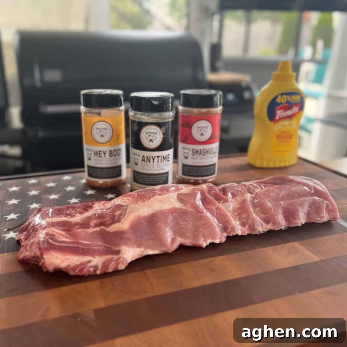 Lazy Ribs No Wrap: Your Easiest Classic Upgrade 3 Ingredients laid out for no wrap no sauce ribs